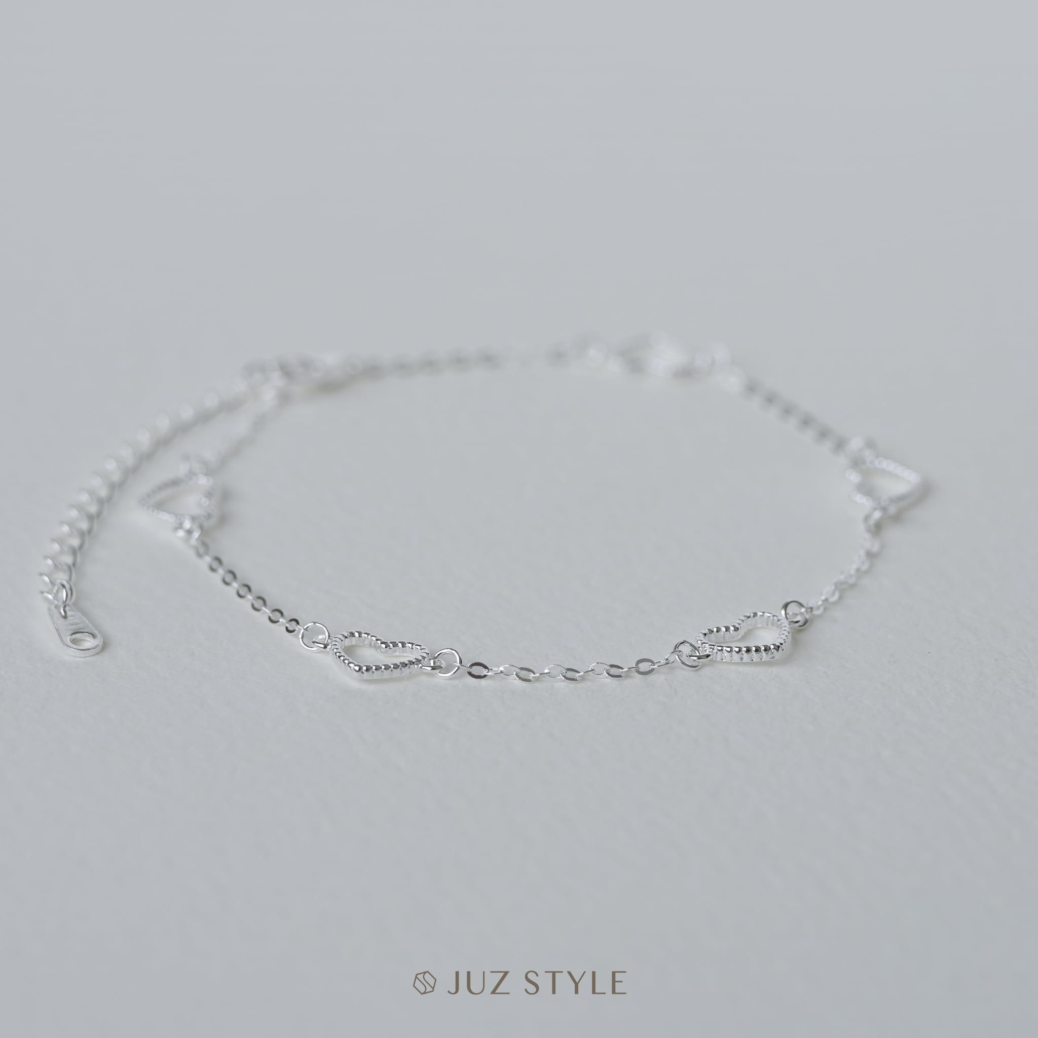  Lắc tay bạc Dotted Hearts 