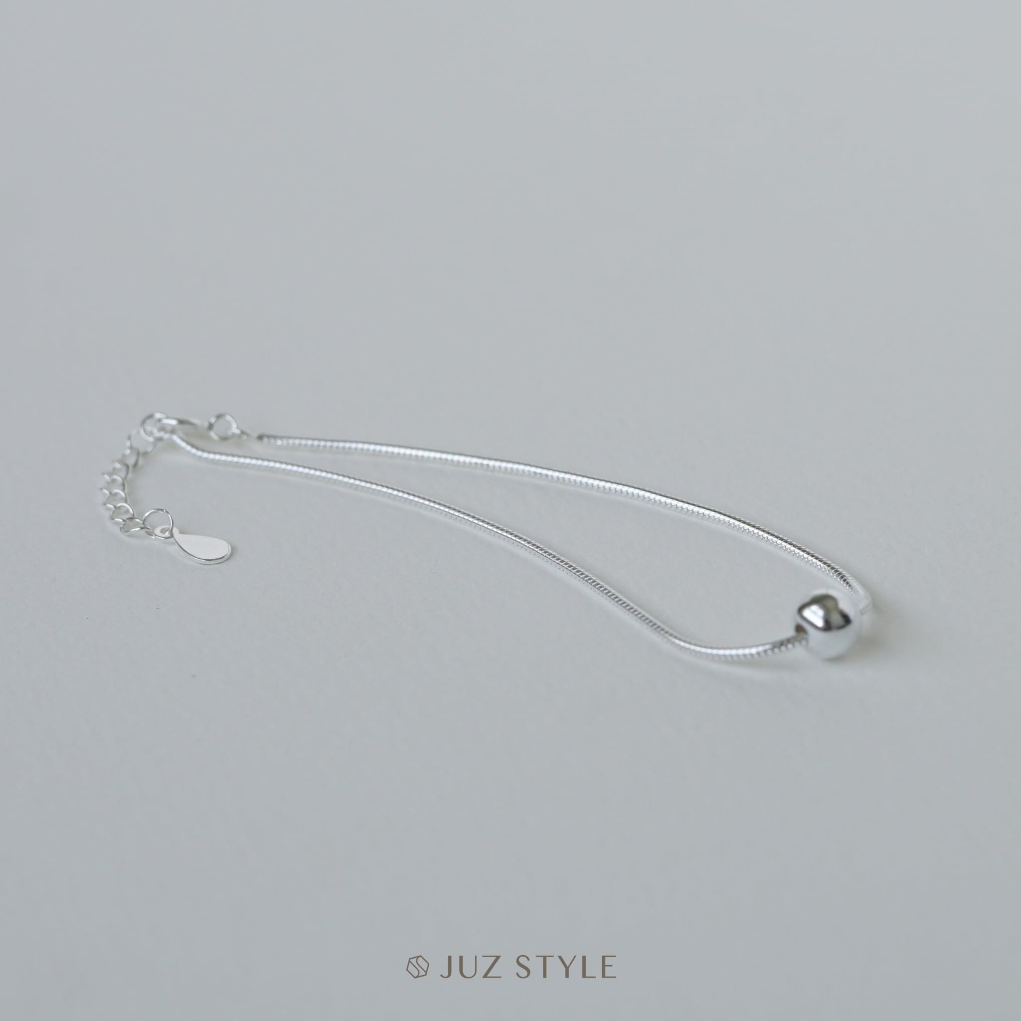  Lắc tay bạc Smooth chain with Ball 