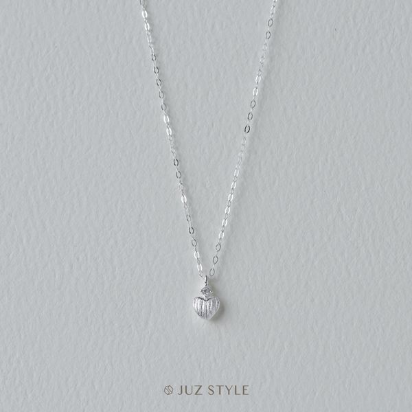  Dây chuyền bạc Heart Cz 