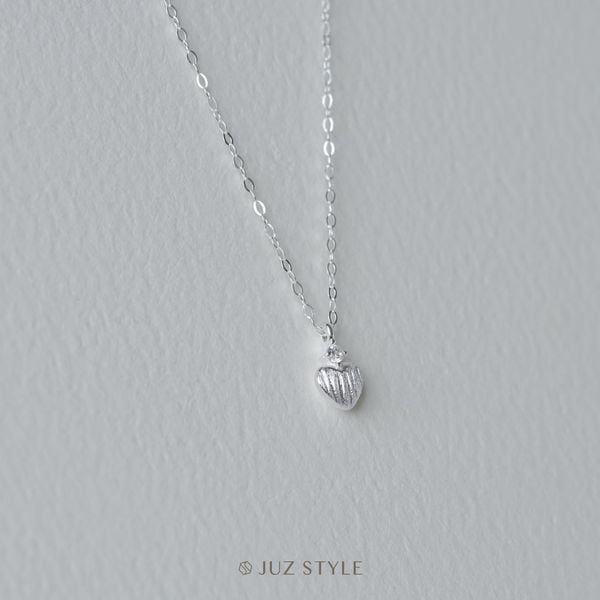  Dây chuyền bạc Heart Cz 