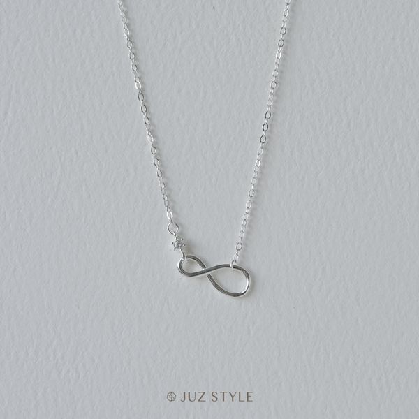  Dây chuyền bạc Infinity Cz 