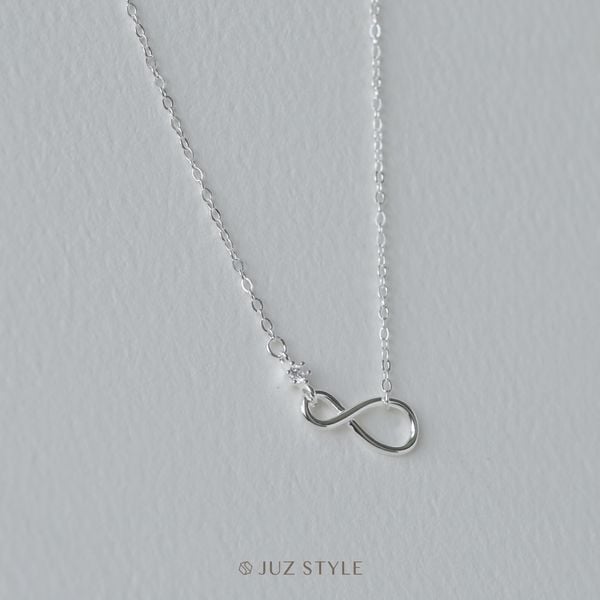  Dây chuyền bạc Infinity Cz 