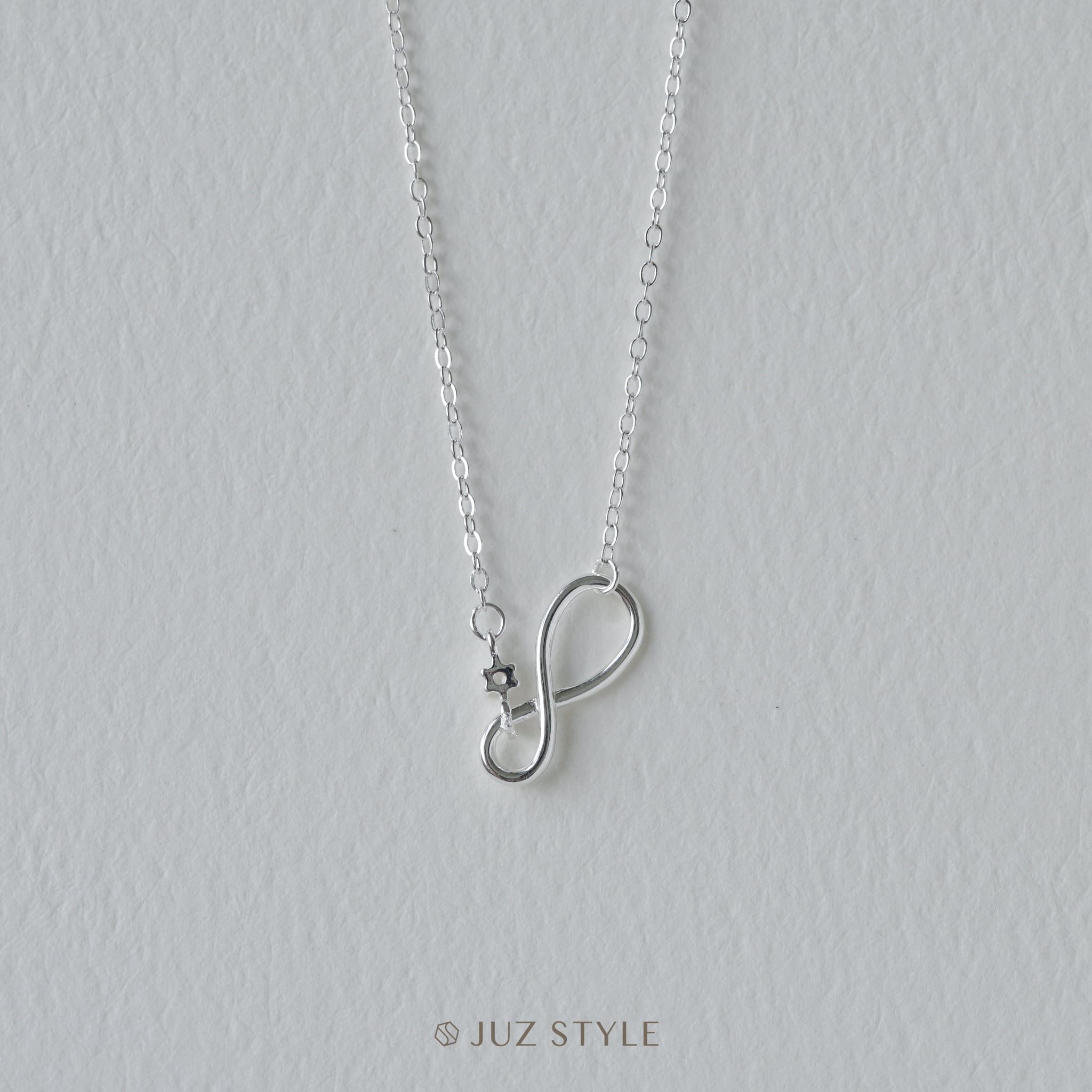  Dây chuyền bạc Infinity Cz 