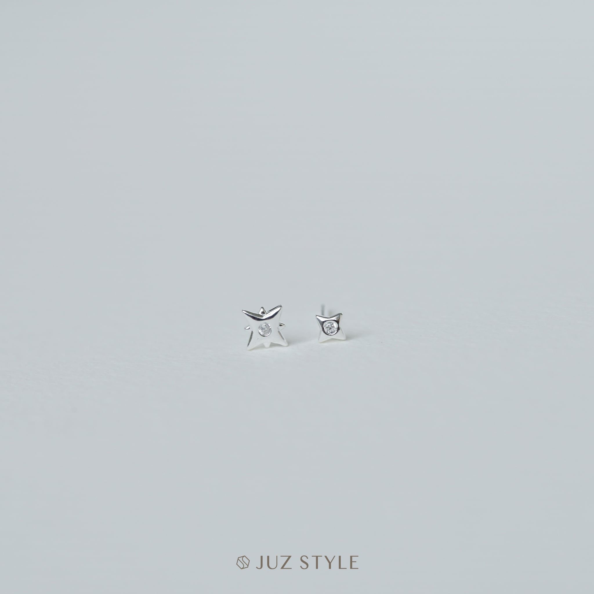  Bông tai bạc Light Cz 
