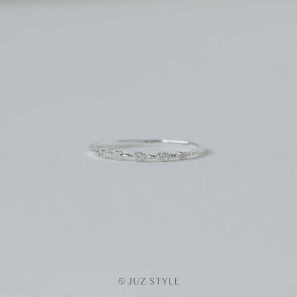  Nhẫn bạc Tiny Cz 