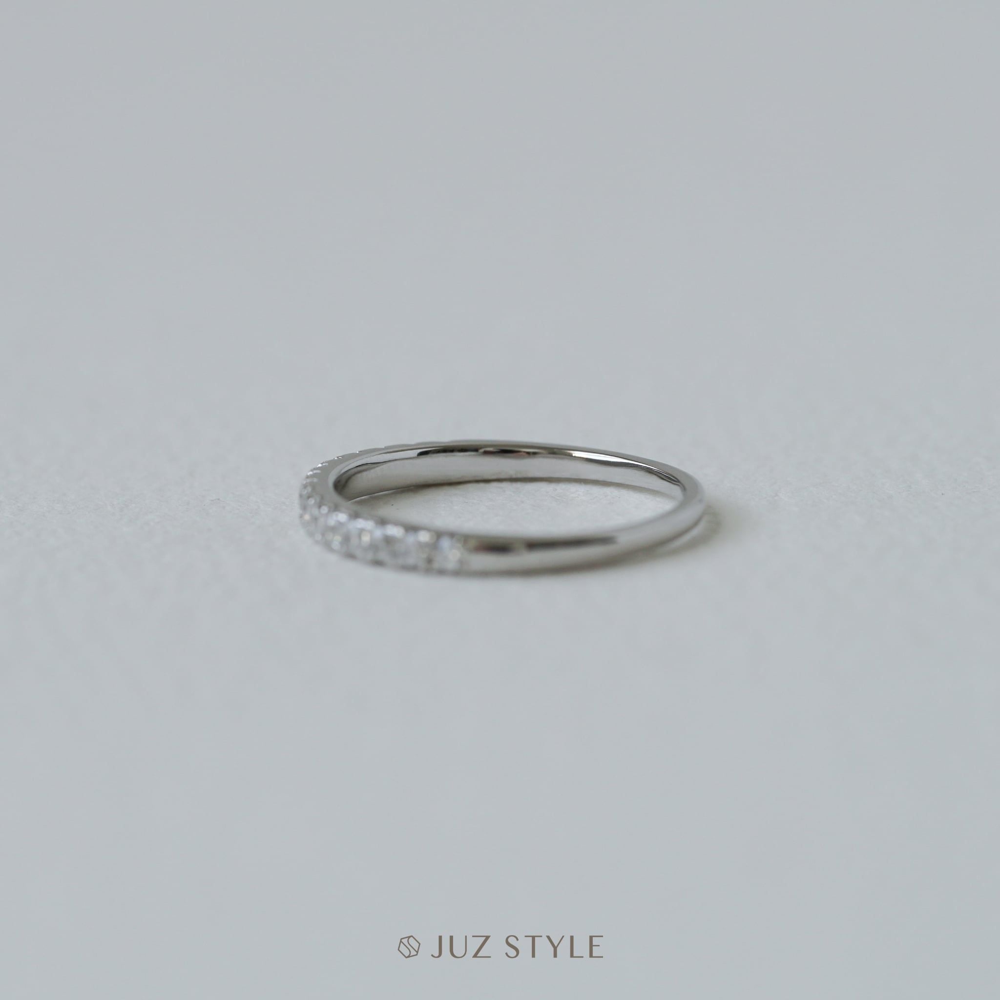  Nhẫn bạc Half Eternity 