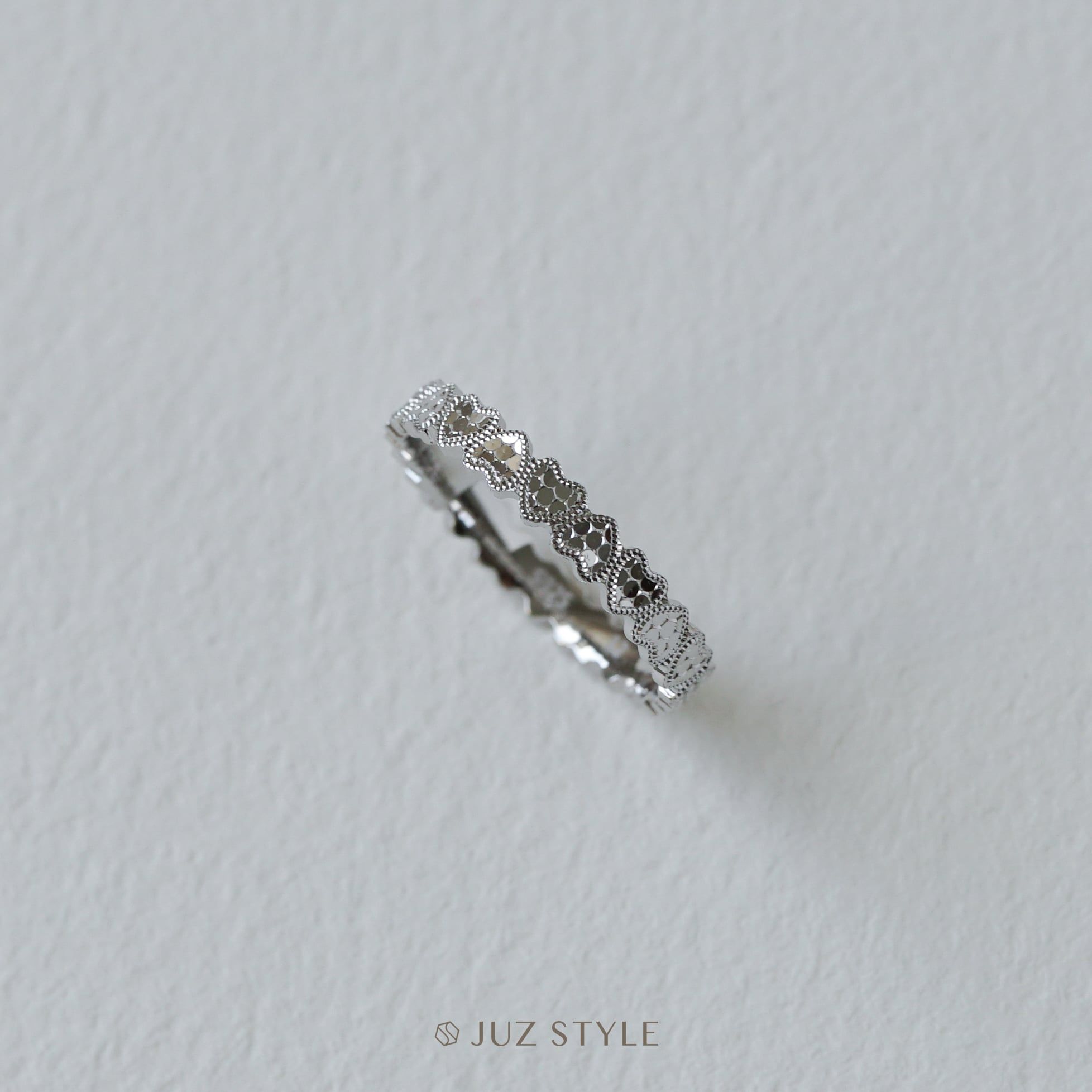  Nhẫn bạc Heart cutting 
