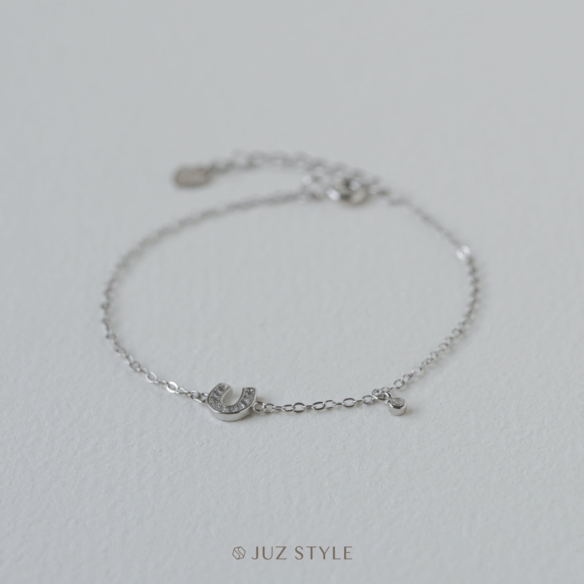 Lắc tay bạc Lucky horseshoe 