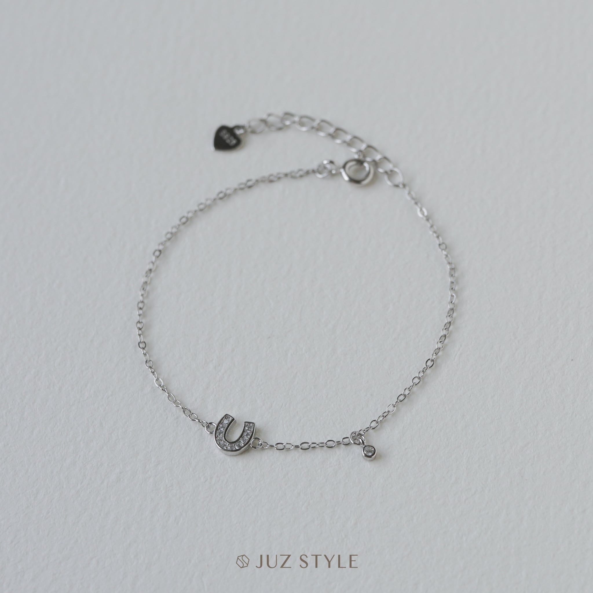  Lắc tay bạc Lucky horseshoe 