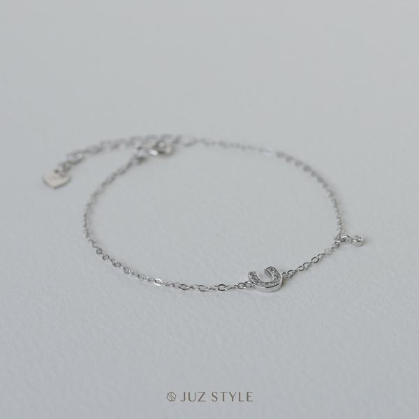  Lắc tay bạc Lucky horseshoe 