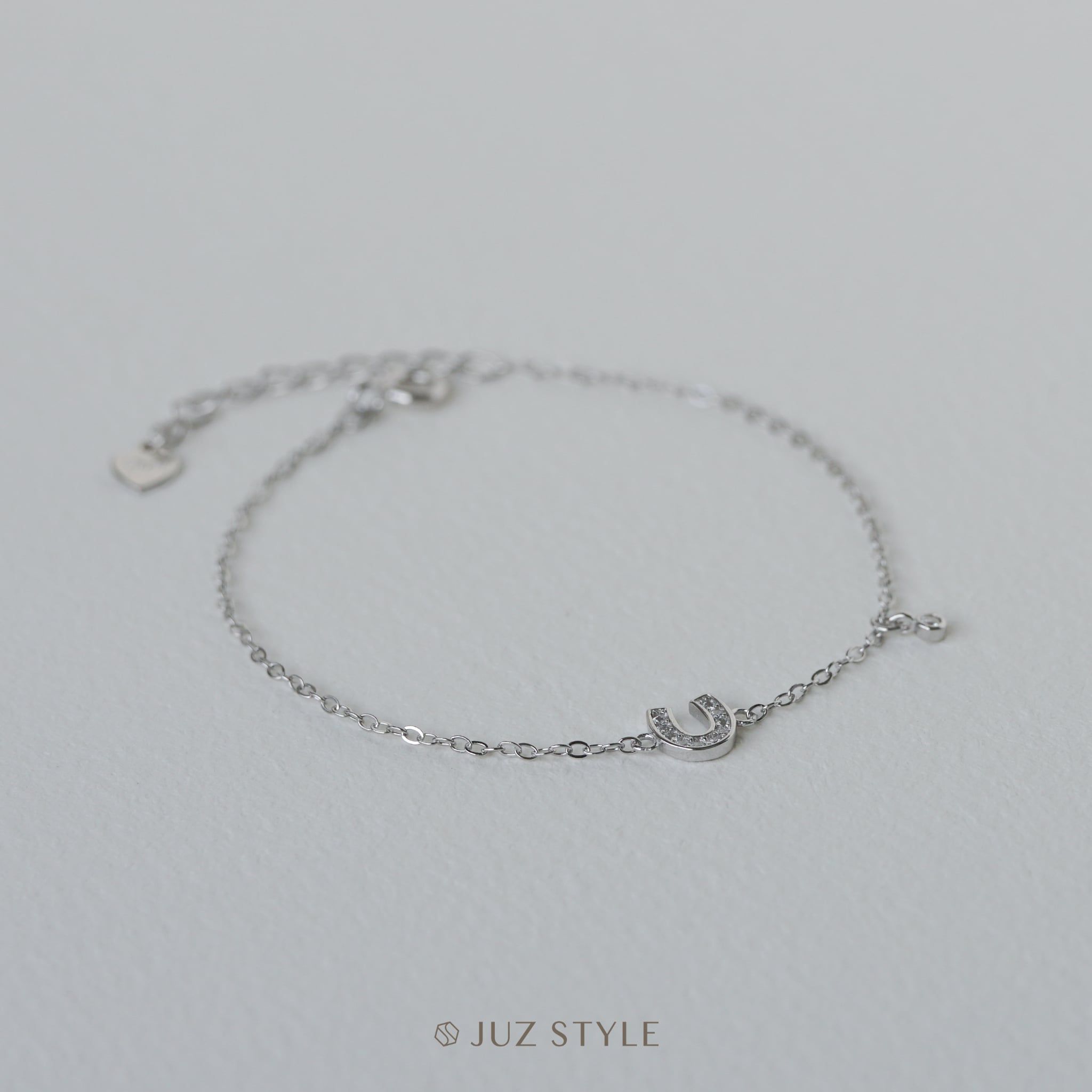  Lắc tay bạc Lucky horseshoe 