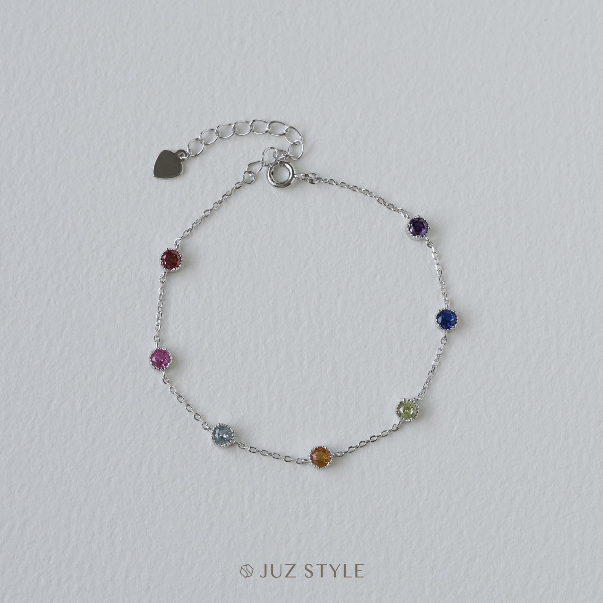  Lắc tay bạc Rainbow 