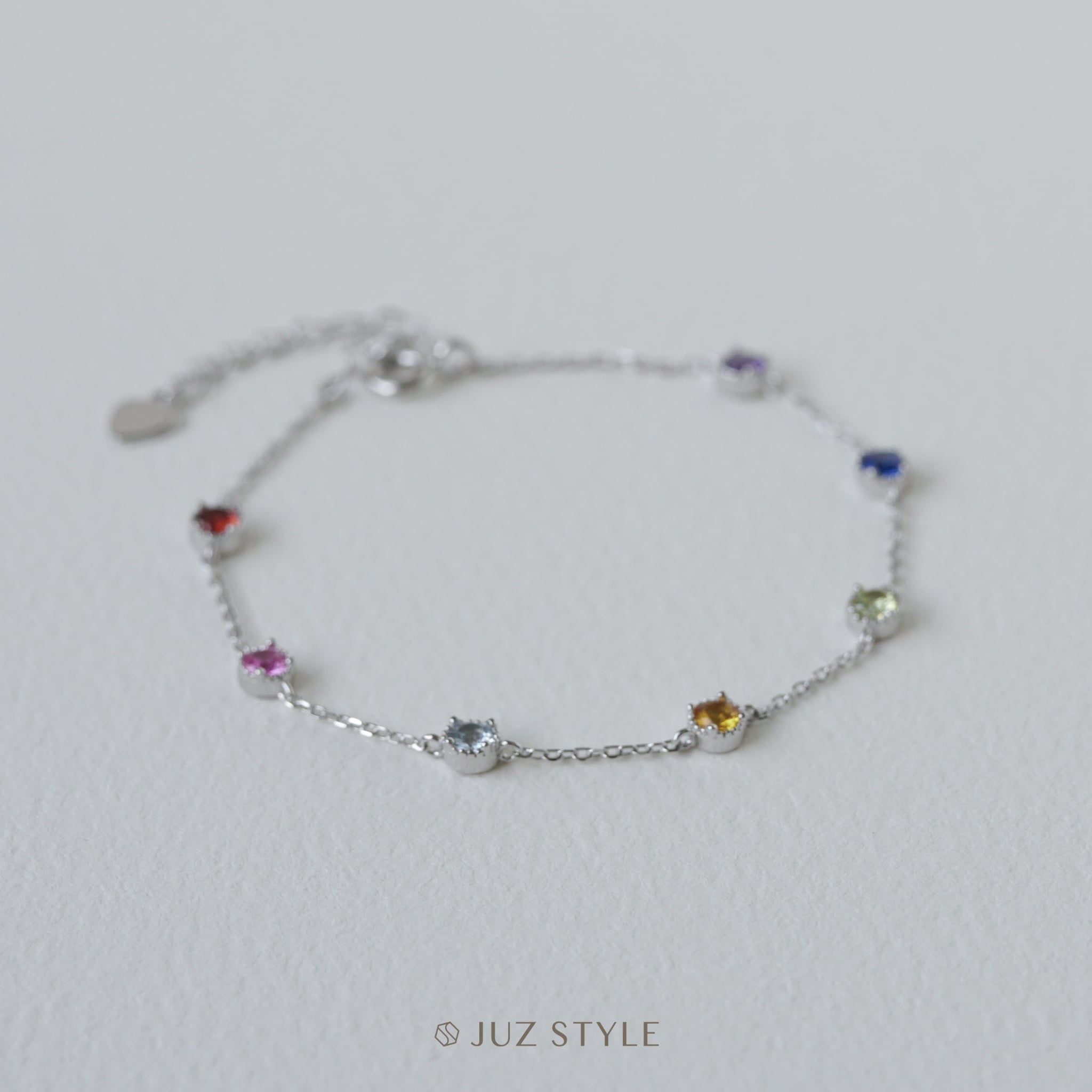  Lắc tay bạc Rainbow 