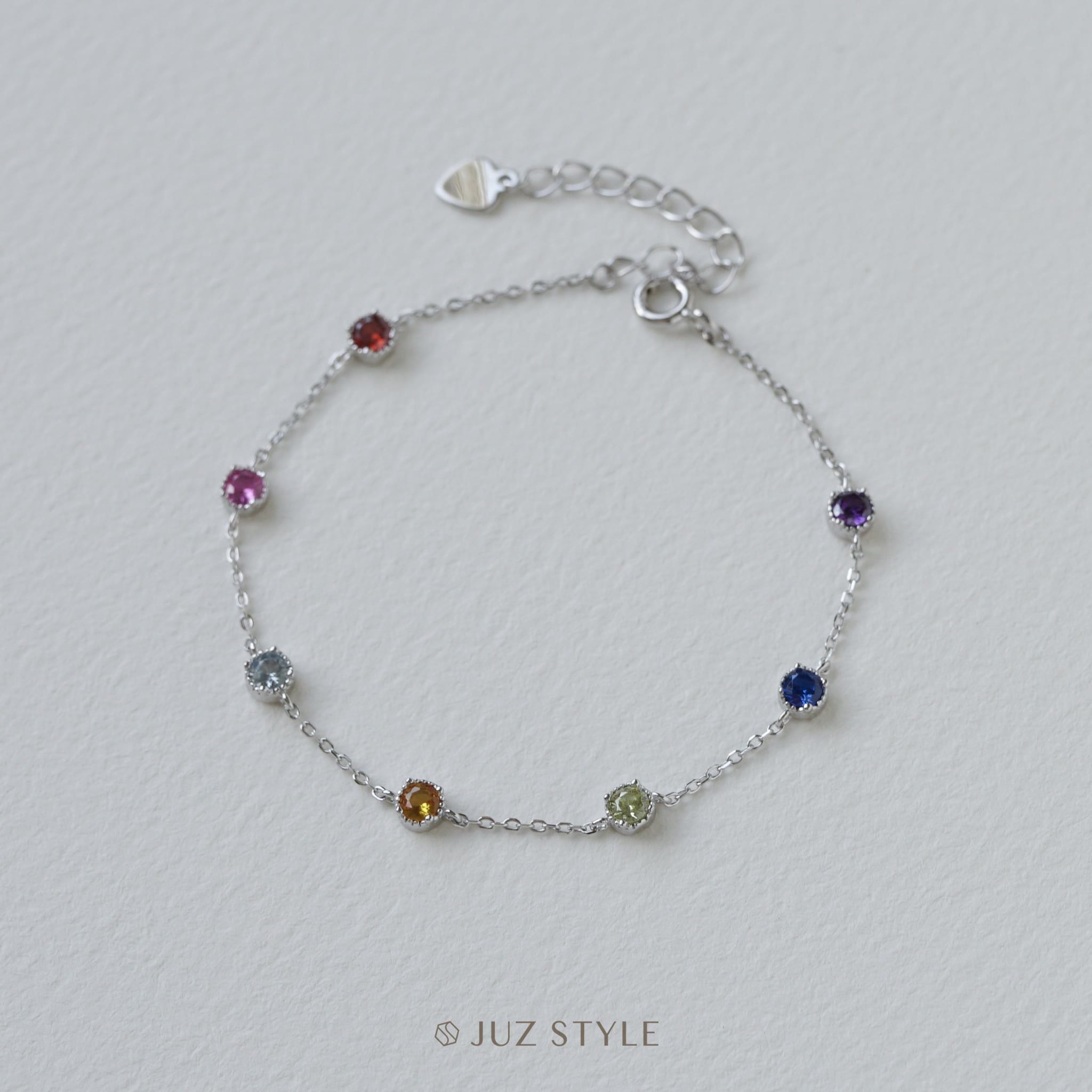  Lắc tay bạc Rainbow 