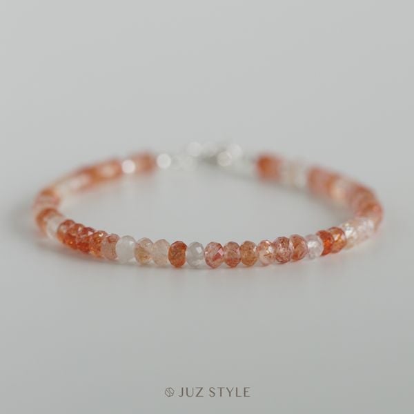 Vòng tay đá Sunstone 3.5x2.5mm 