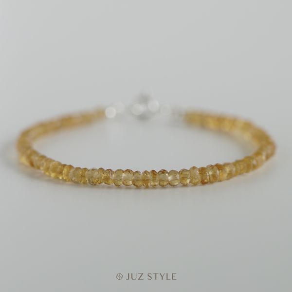  Vòng tay đá Citrine 3~3.5mm 