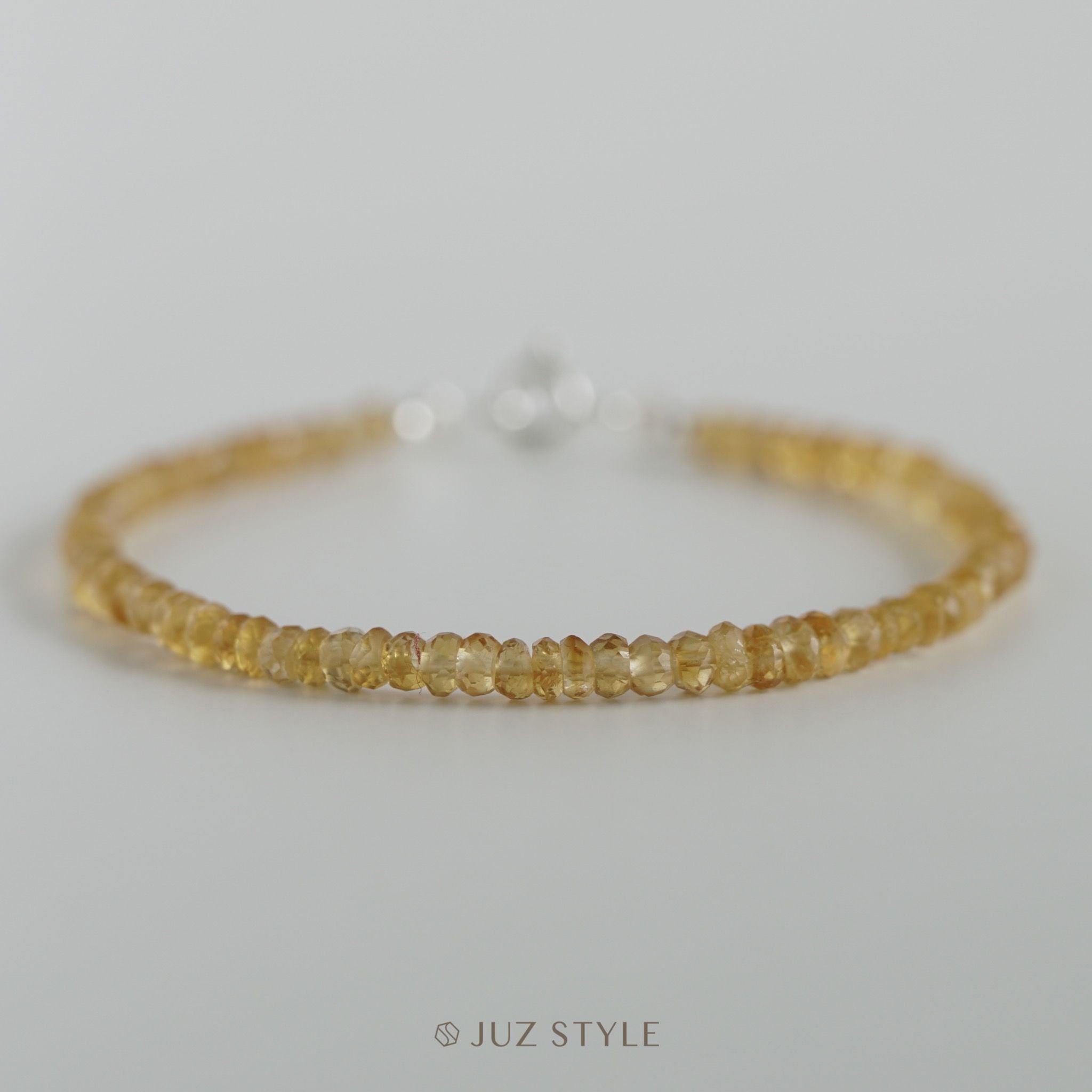  Vòng tay đá Citrine 3~3.5mm 