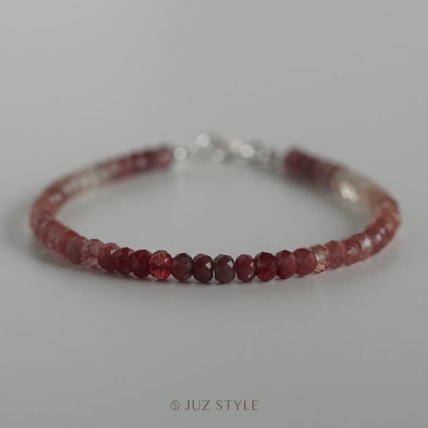  Vòng tay đá Ombré Red Labradorite 3.6x2.5mm 