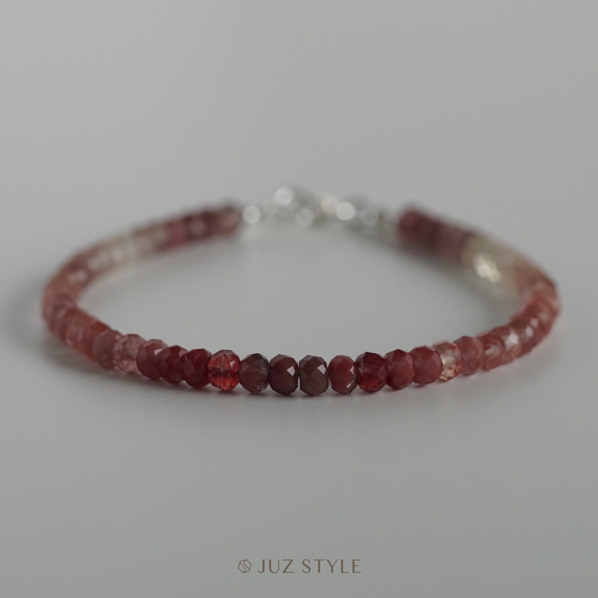  Vòng tay đá Ombré Red Labradorite 3.6x2.5mm 