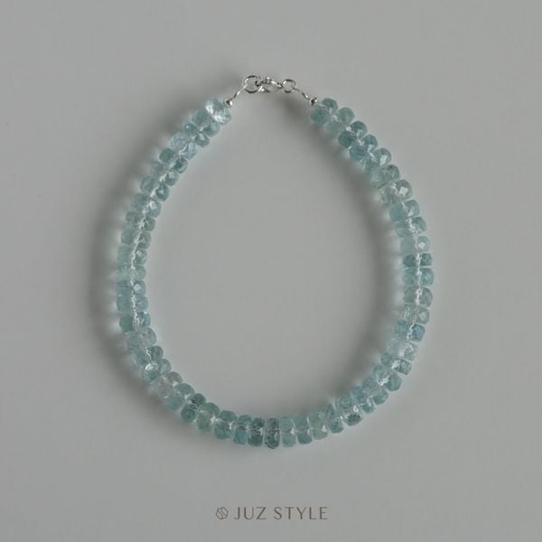  Vòng tay đá Aquamarine Premium 5.5mm 