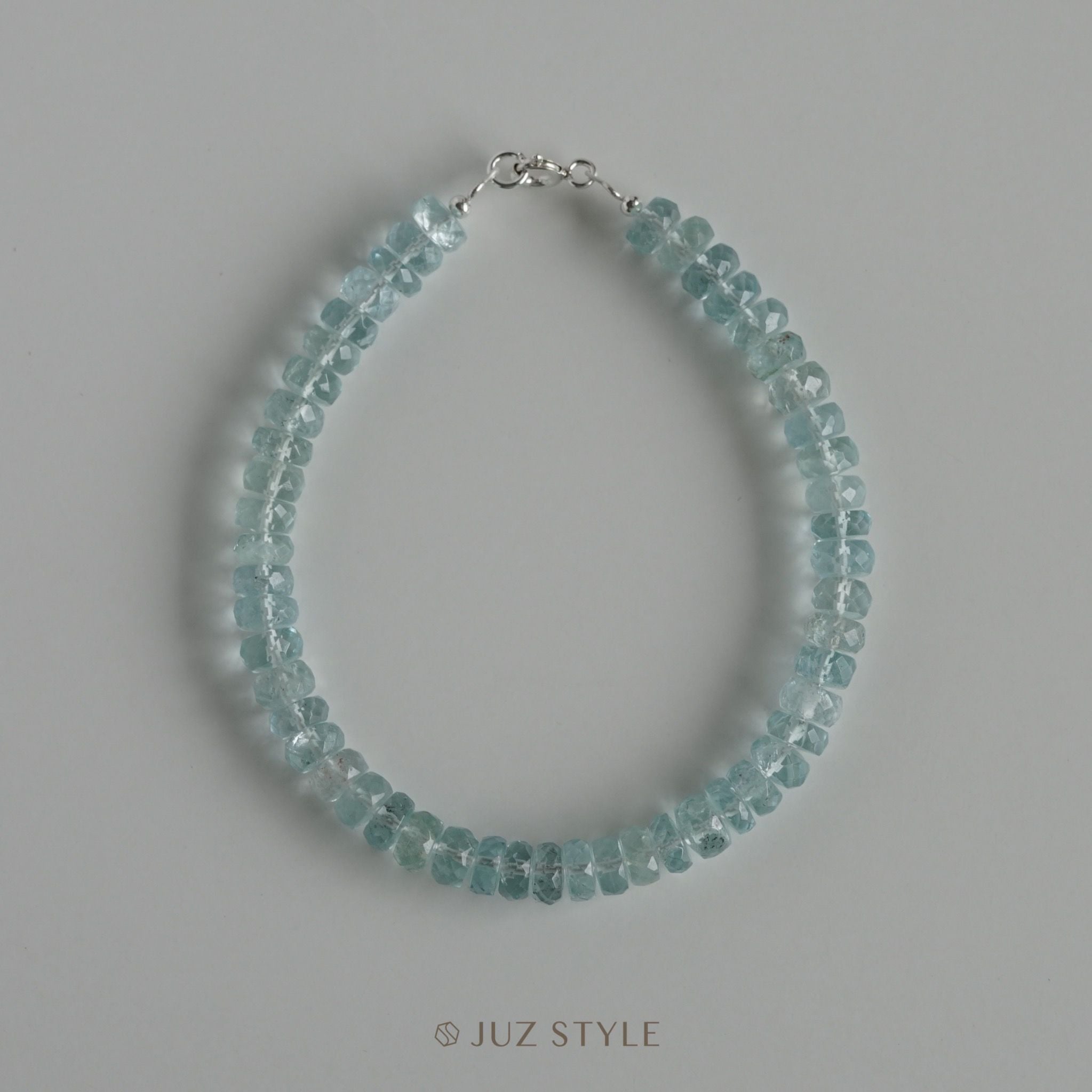  Vòng tay đá Aquamarine Premium 5.5mm 