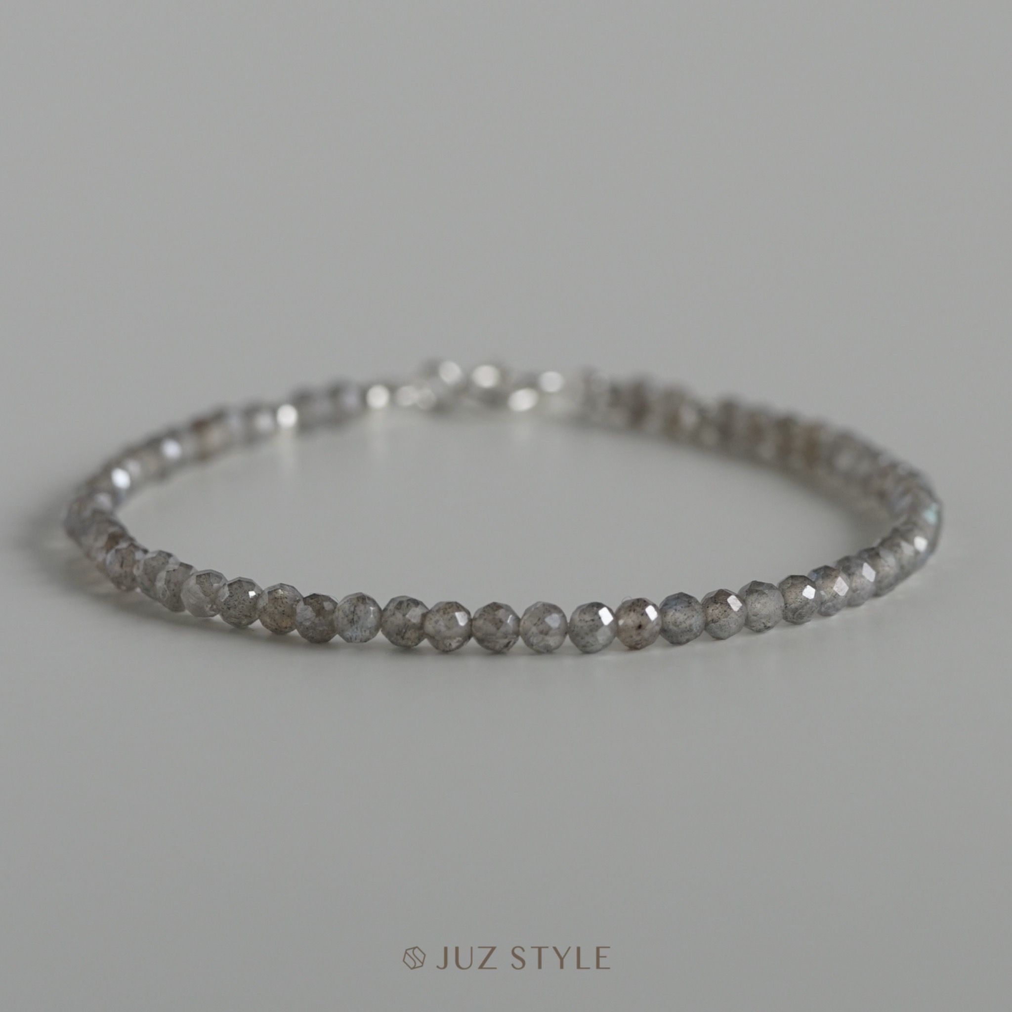  Vòng tay đá Labradorite facet 2.8mm 