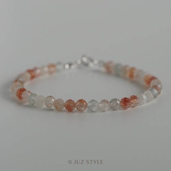  Vòng tay đá Arusha Sunstone facet 4mm 