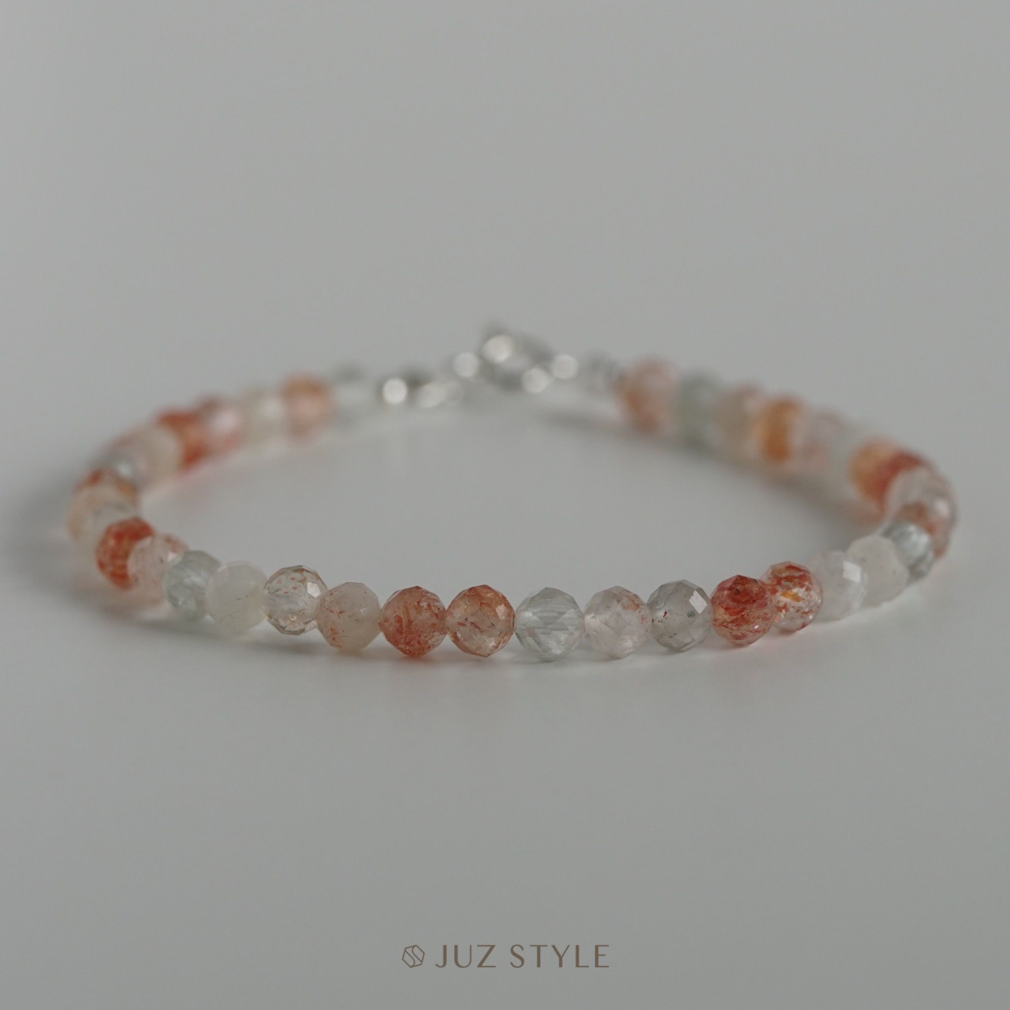  Vòng tay đá Arusha Sunstone facet 4mm 