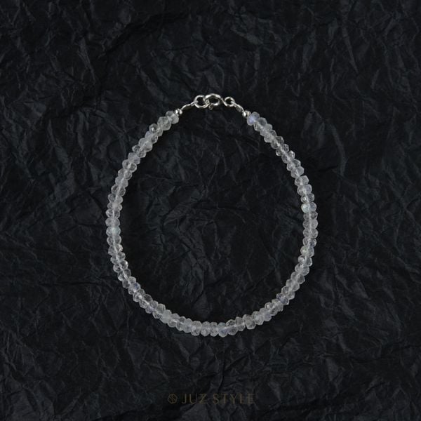  Vòng tay đá Rainbow moonstone 3.3~3.6mm 