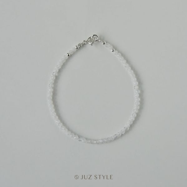  Vòng tay đá Rainbow moonstone 2.5mm 