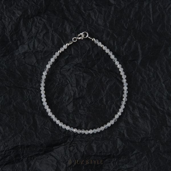  Vòng tay đá Rainbow moonstone 2.5mm 