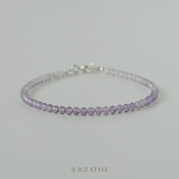  Vòng tay đá Ombré Amethyst 2.6mm 