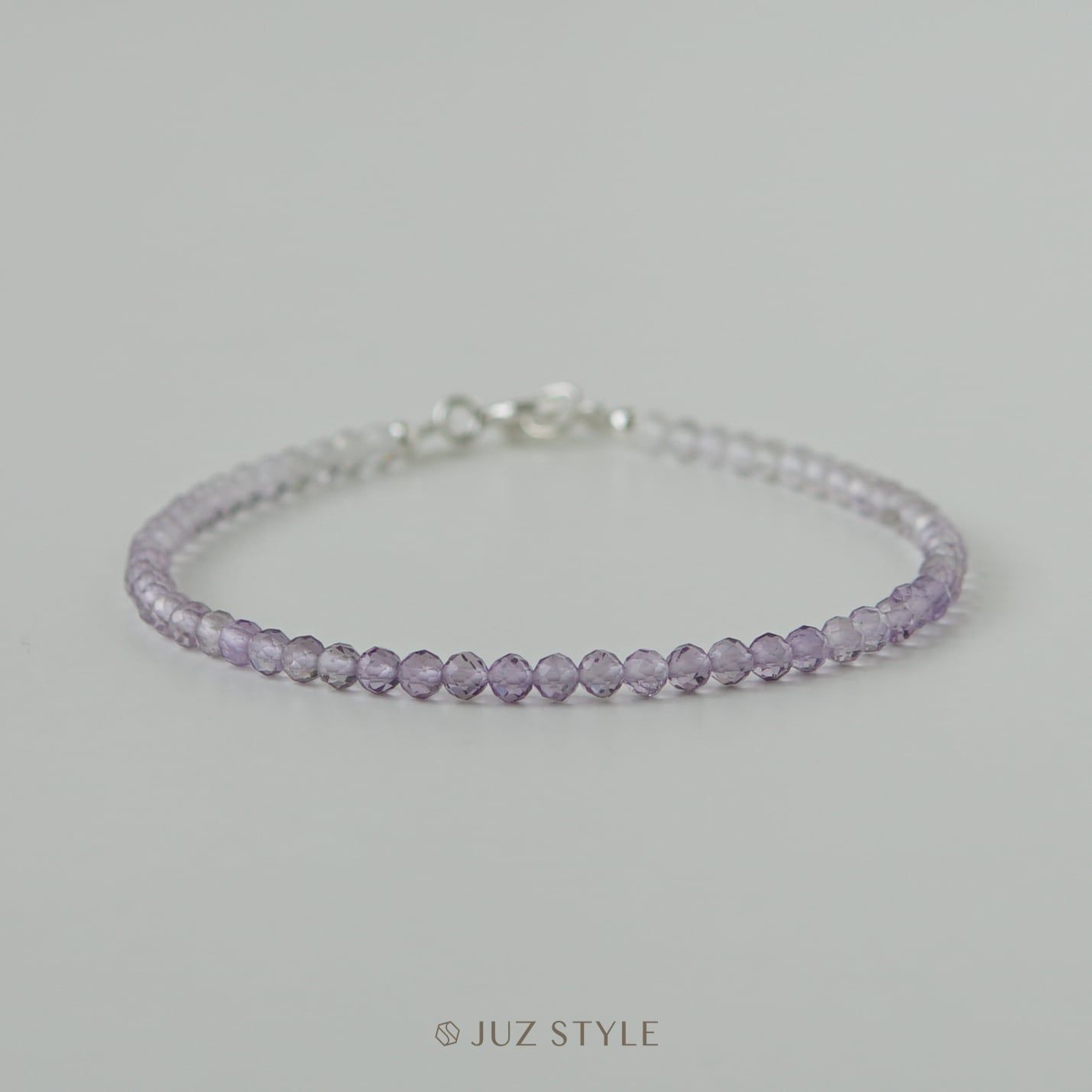  Vòng tay đá Ombré Amethyst 2.6mm 
