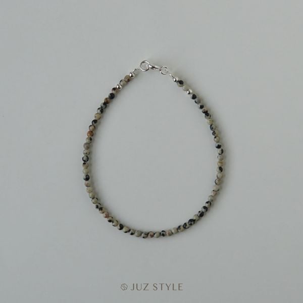  Vòng tay đá Dalmatian Jasper 2.3mm 