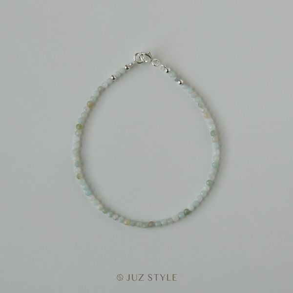  Vòng tay đá Amazonite (Thiên hà) 2.2mm 