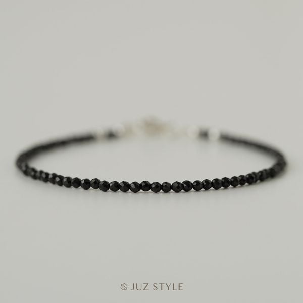  Vòng tay đá Tourmaline đen 1.8mm 