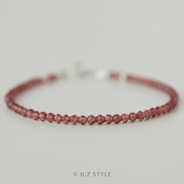  Vòng tay đá Garnet 2.6mm 