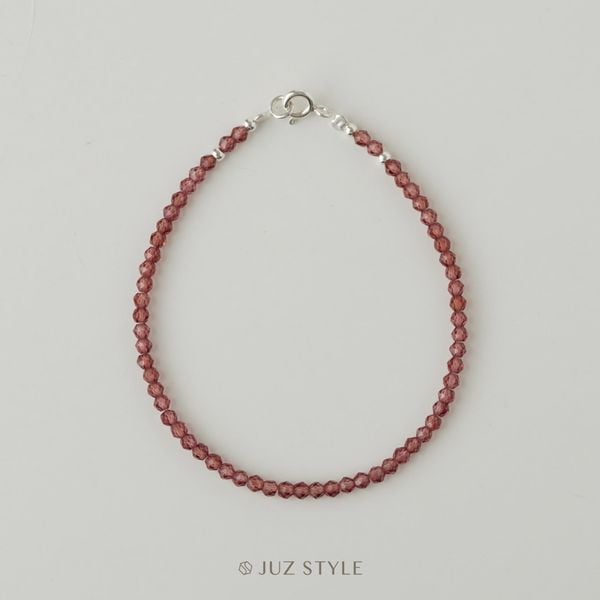  Vòng tay đá Garnet 2.6mm 