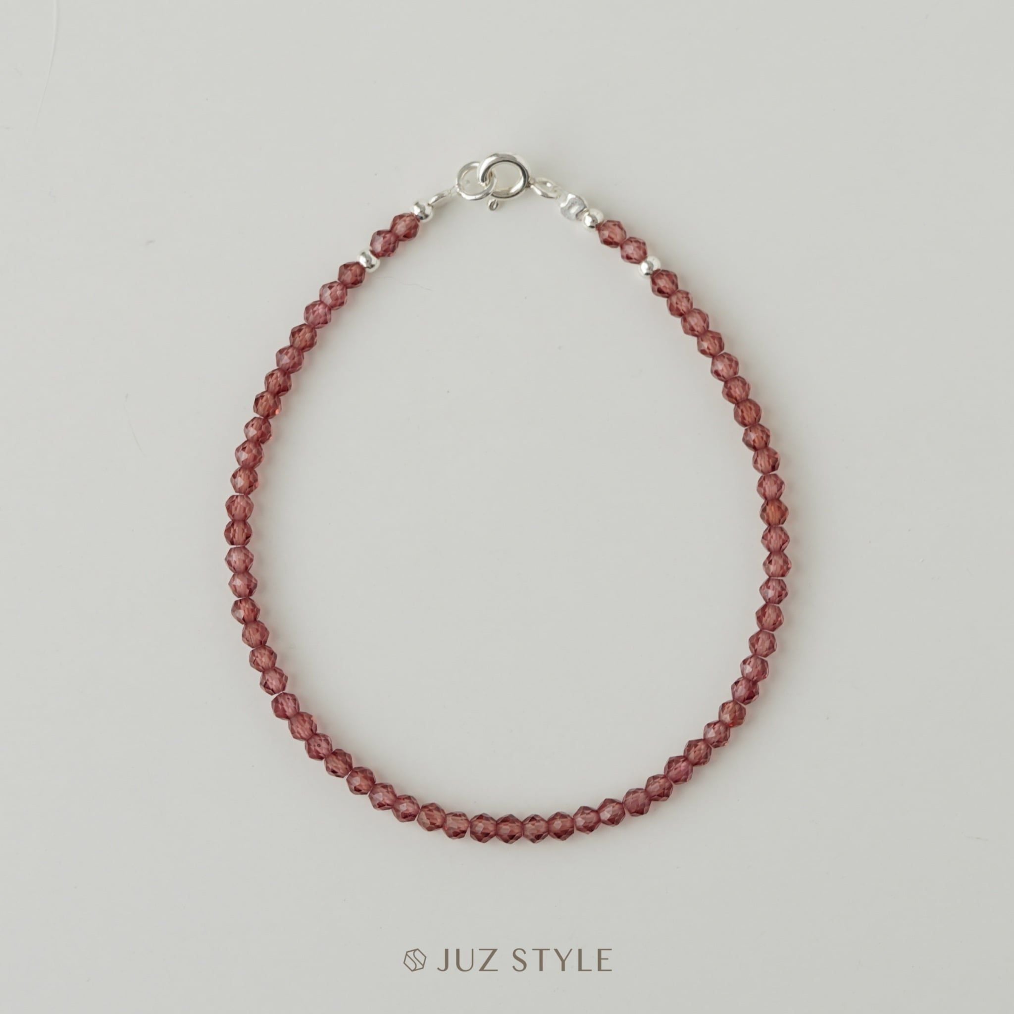  Vòng tay đá Garnet 2.6mm 