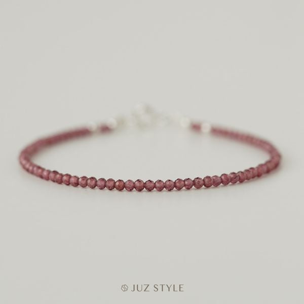  Vòng tay đá Garnet 2.1mm 