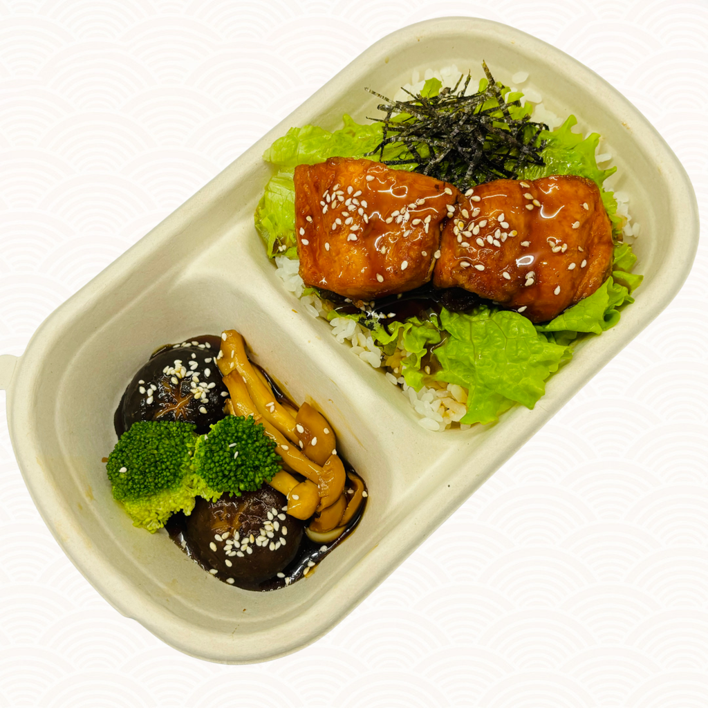 Cơm Cá Hồi Sốt Teriyaki