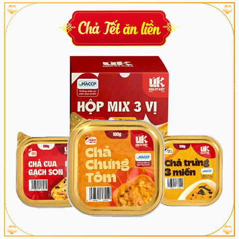 Hộp mix 3 vị Chả Chưng Ăn Liền