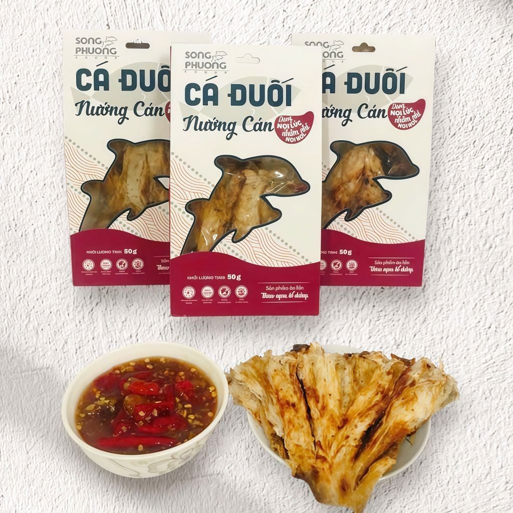 Cá Đuối Nướng Cán