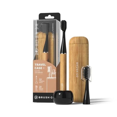 Bàn chải điện Mipow (USA) i4 BrushGo SlimPro i4 Special Edition Woodgrain CI-900S-WOD