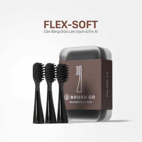 Bộ 3 Đầu Bàn Chải Thay Thế Mipow Tooth Brush Head i4 FlexSoft CI900S-FS-YST