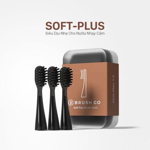 Bộ 3 Đầu Bàn Chải Thay Thế Mipow Tooth Brush Head i4 SoftPlus CI900S-SP-YST