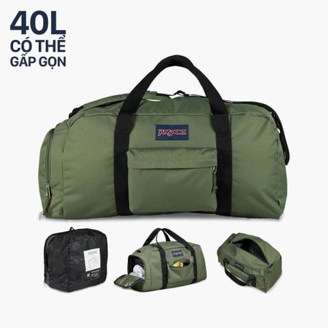 Túi Trống Jansport Weekender Medium Duffel 40L Cargo Green JS0A85VFKM1