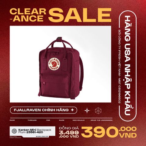 Kanken Mini Backpack Plum 23561-420