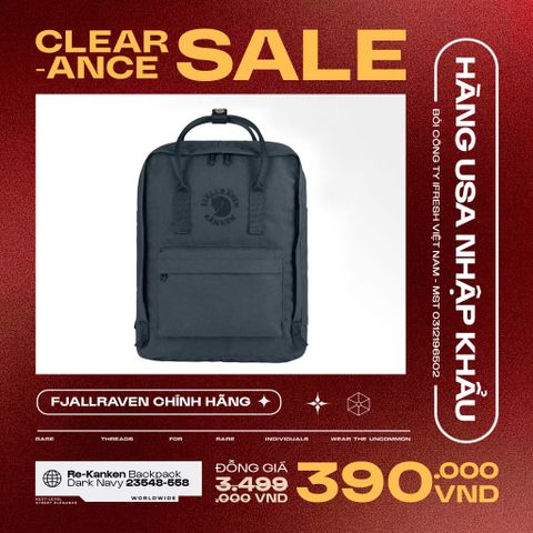 Re-Kanken Backpack Dark Navy 23548-558