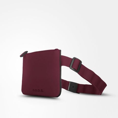 O.D.D.S Neoprene Fanny Bag Burgundy
